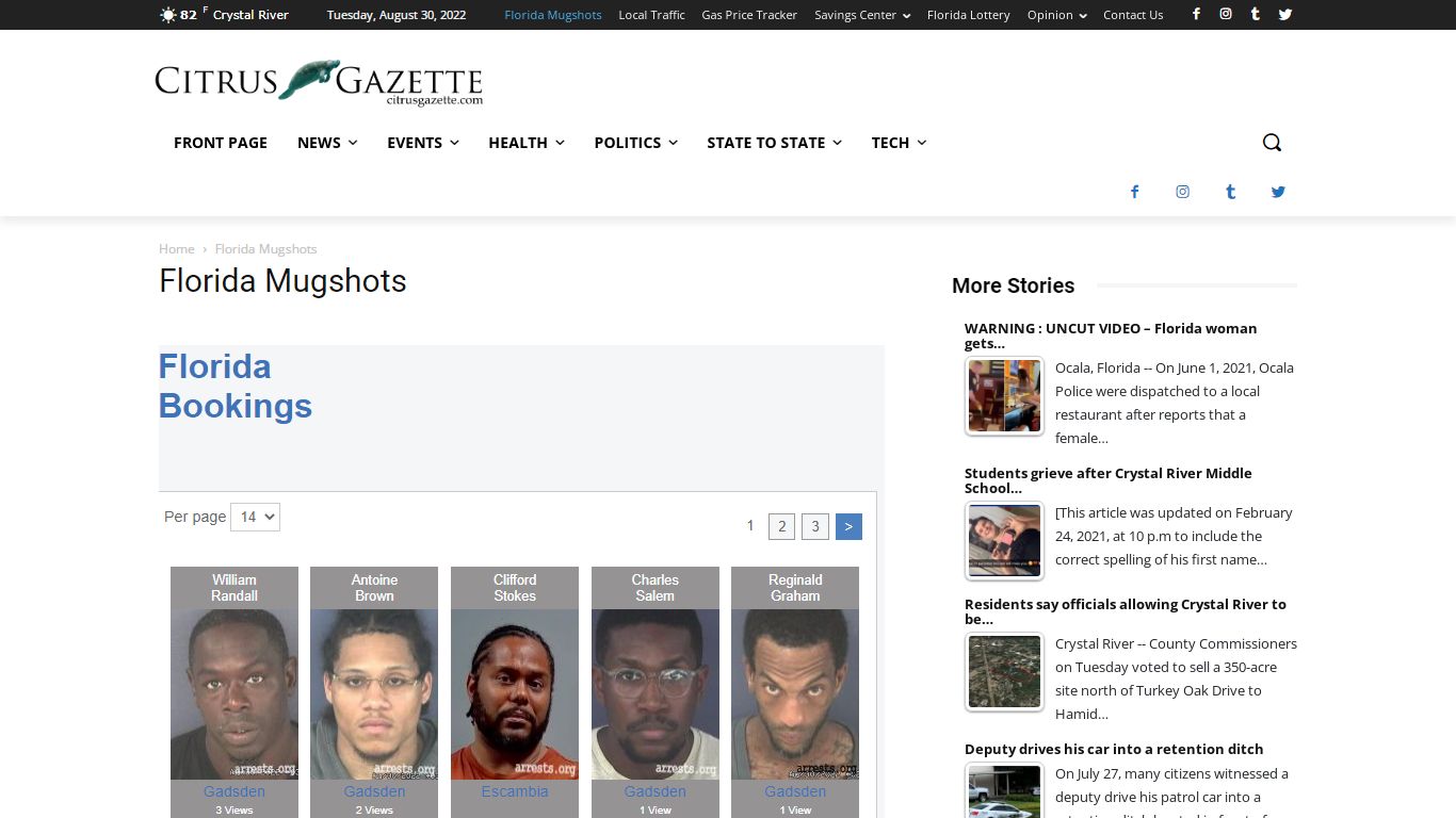 Florida Mugshots | Citrus Gazette